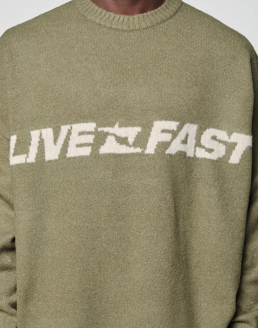Live Fast Boucle Sweater