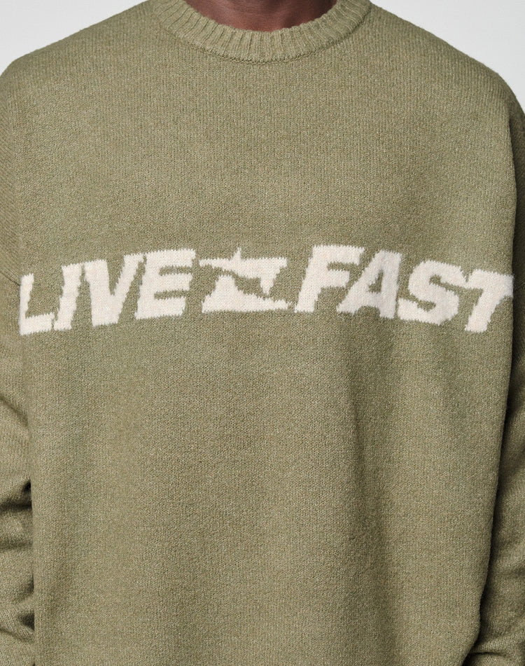 Live Fast Boucle Sweater