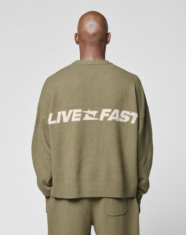 Live Fast Boucle Sweater
