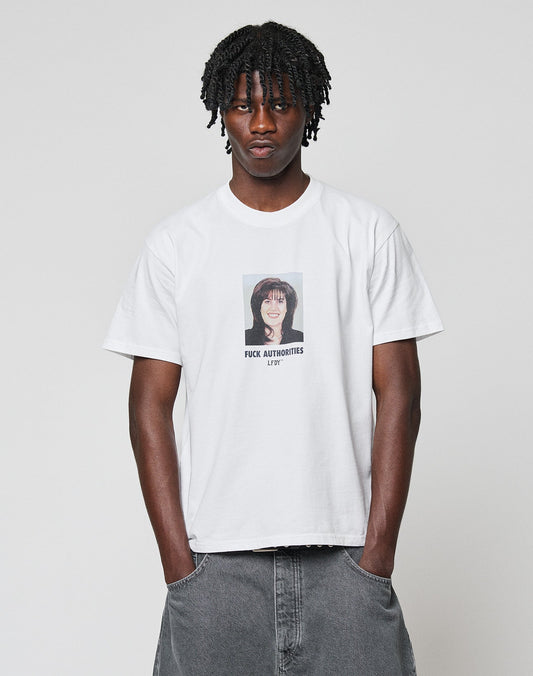 LFDY Authorities Tee Weiß Vorne