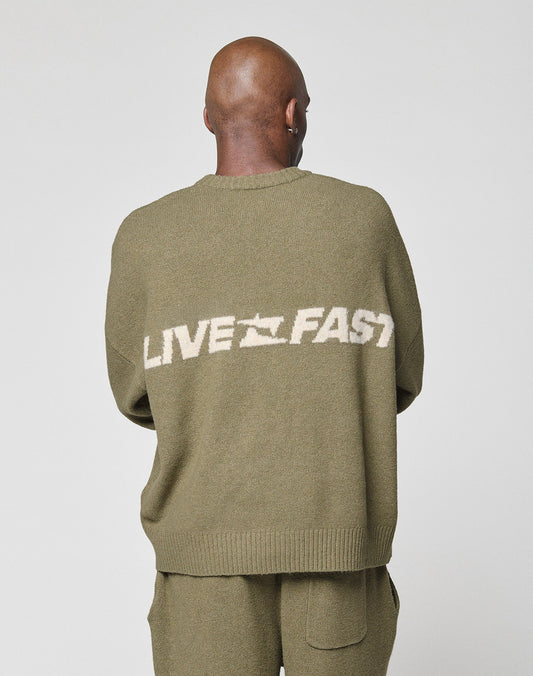 Live Fast Boucle Sweater
