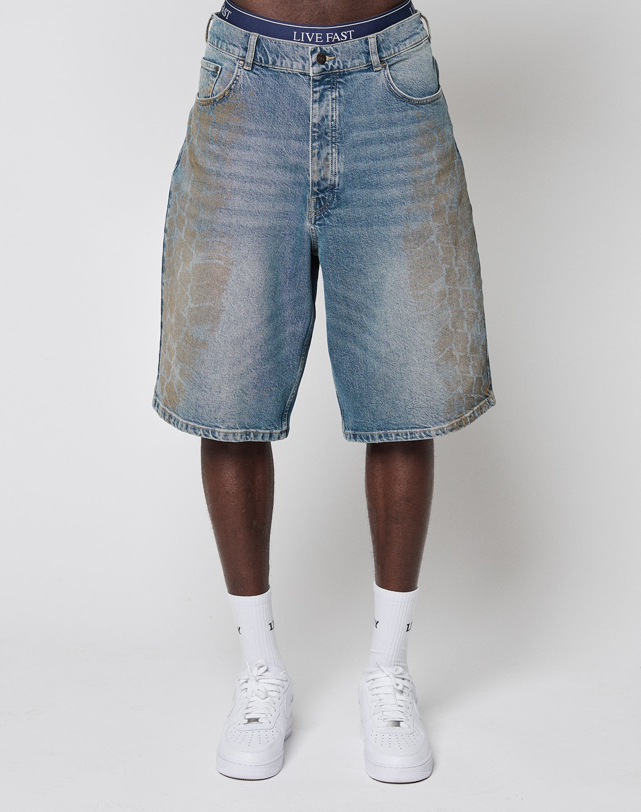 LFDY Tire Tracks Jorts