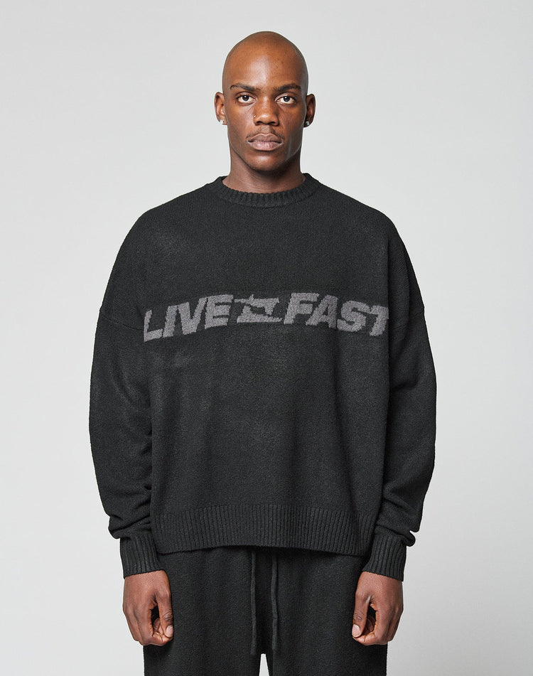 Live Fast Boucle Sweater