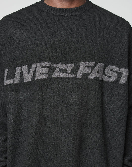 Live Fast Boucle Sweater