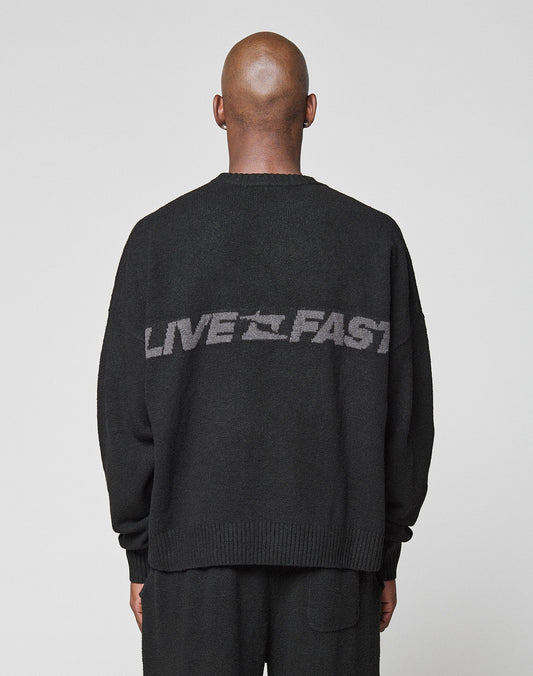 Live Fast Boucle Sweater