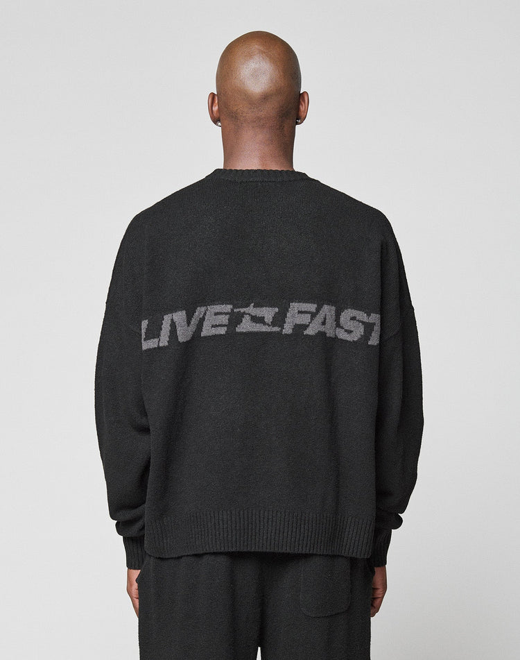 Live Fast Boucle Sweater