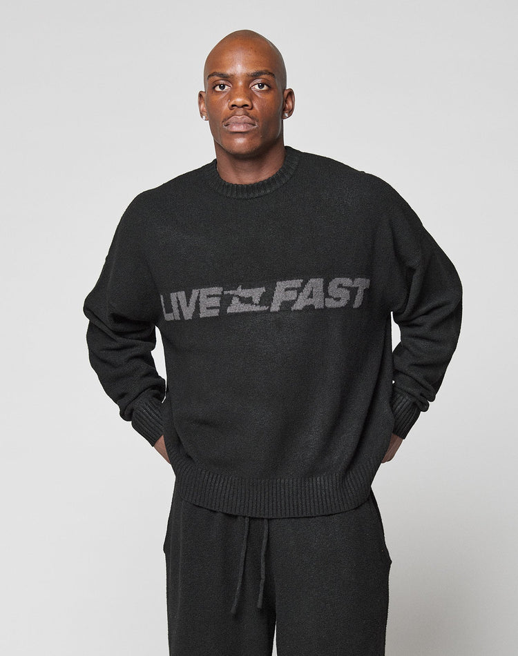 Live Fast Boucle Sweater
