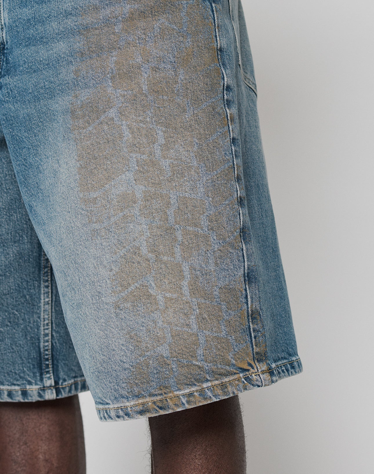 LFDY Tire Tracks Jorts