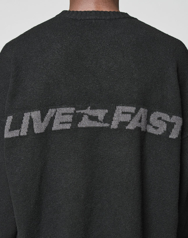 Live Fast Boucle Sweater
