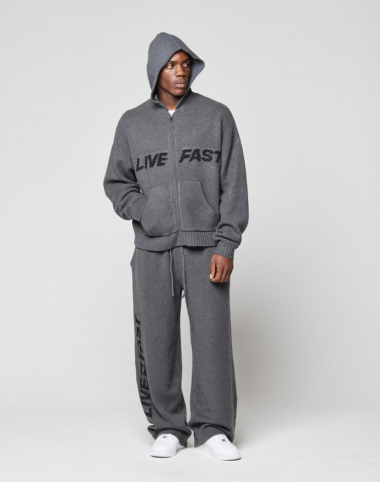 Live Fast Boucle Pants