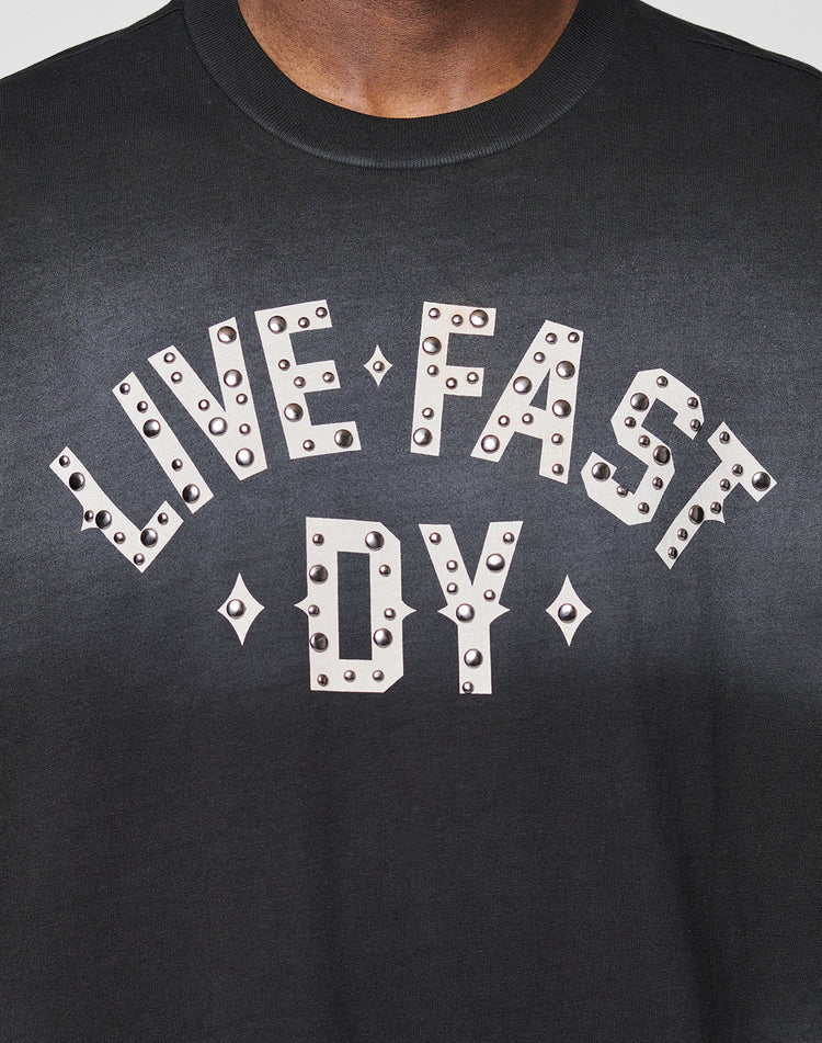 Live Fast Rivet Tee