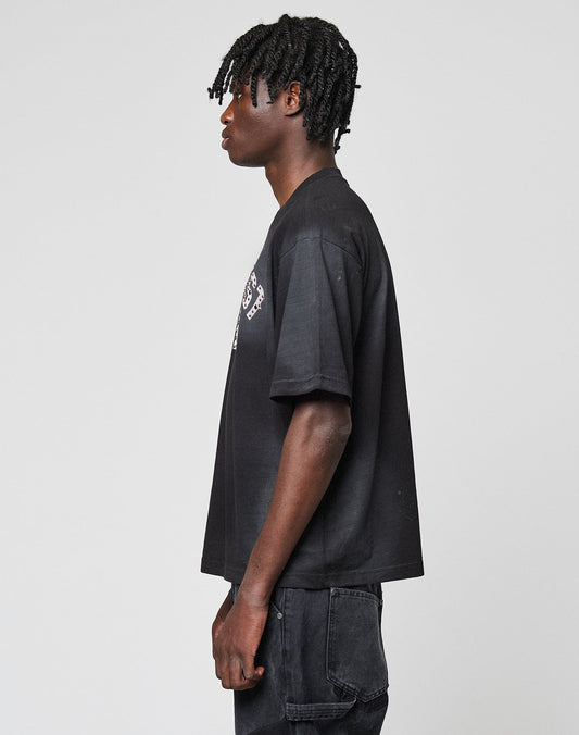 Live Fast Rivet Tee Schwarz Rückansicht