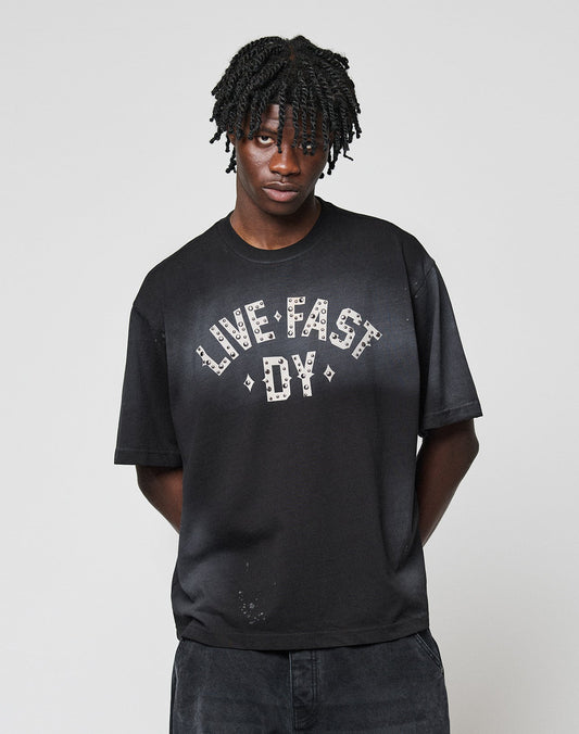 Live Fast Rivet Tee