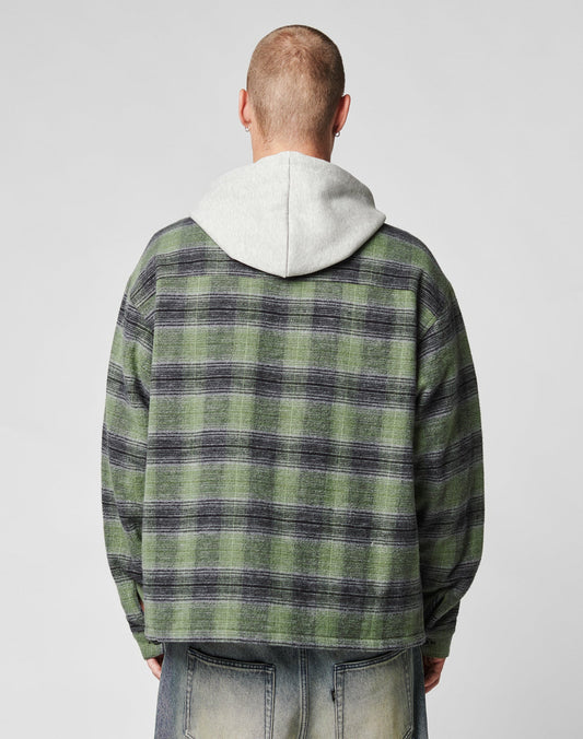 Vintage Padded Hooded Flannel