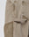 Close-up of Faded Carpenter Pants by LIVE FAST DIE YOUNG, featuring a baggy tan fit with diagonal front pocket, rivet, visible stitching, and thigh tool loop. The worn fabric adds to their rugged carpenter style.