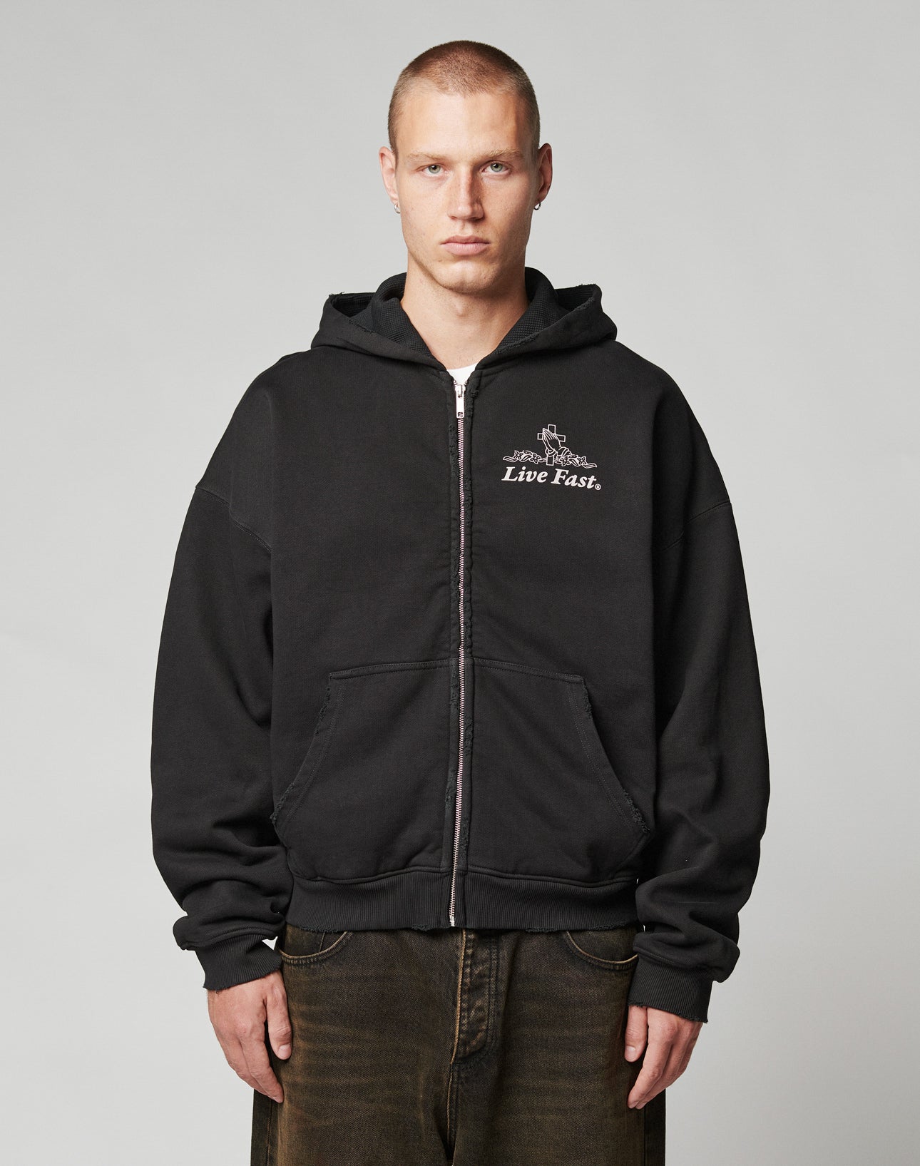 LFDY Praying Hooded Zip