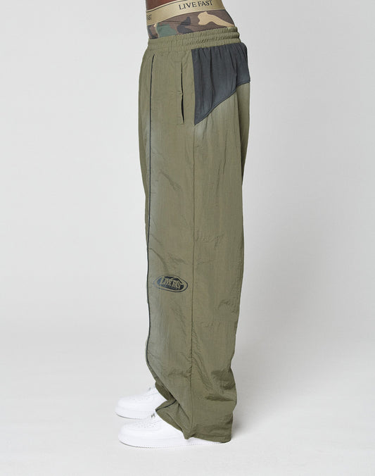 LFDY Waxed Nylon Trackpants