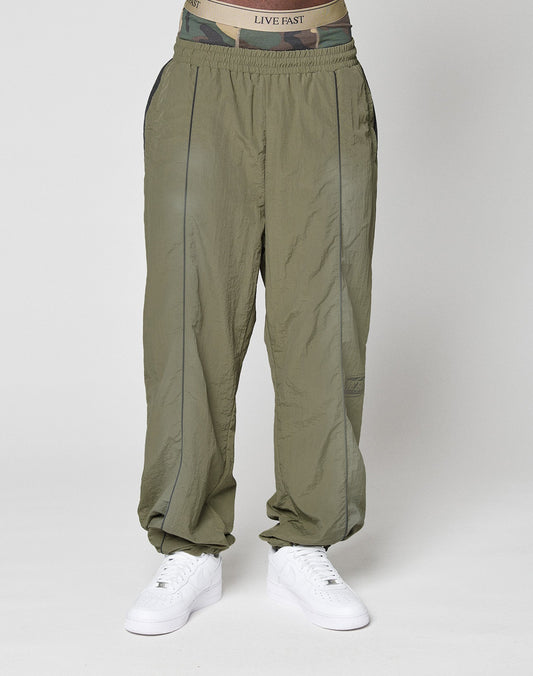 LFDY Waxed Nylon Trackpants