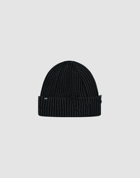 Distressed Rib Knit Beanie