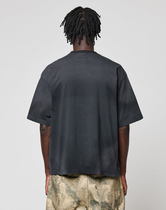 LFDY Scribble Tee Schwarz Rückansicht