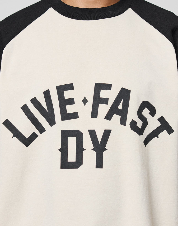 Live Fast Raglan Tee