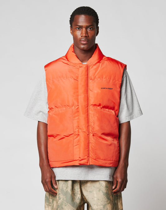 Live Fast Cropped Vest