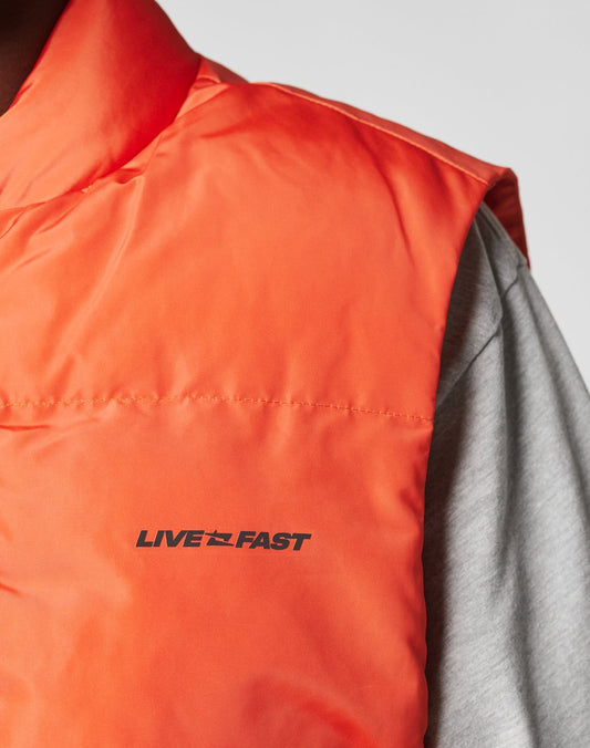 Live Fast Cropped Vest