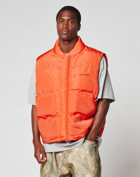Live Fast Cropped Vest