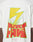 A person wears the LIVE FAST DIE YOUNG LFDY Flash Tee, an oversize fit white T-shirt (160gsm), with a bold yellow lightning bolt and large red “LIVE FAST” text as front and back prints, plus small text near the hem.