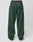 Someone is seen from behind wearing loose-fitting, dark green Basic Wide Jogger sweatpants by LIVE FAST DIE YOUNG. These cotton pants have a single back pocket, elastic waistband with white LDST text, and gather slightly at the ankles.