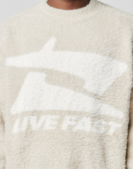 Live Fast Fuzzy Sweater
