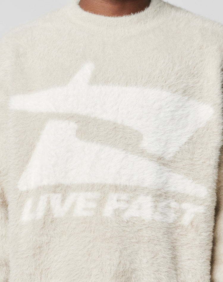Live Fast Fuzzy Sweater