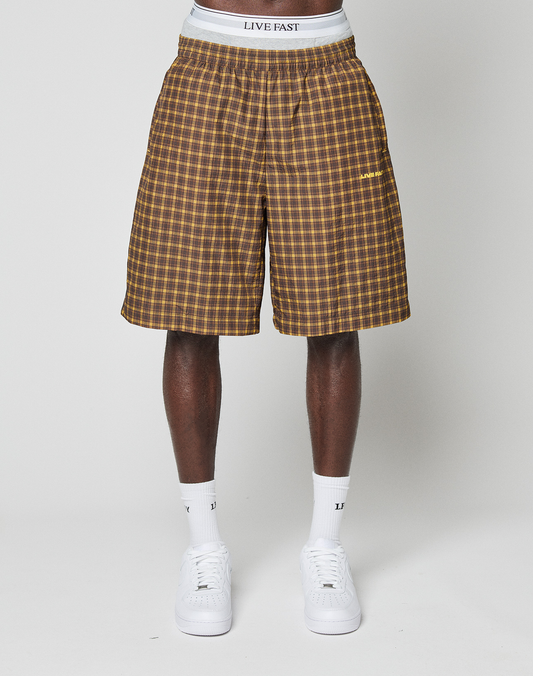 Live Fast Nylon Shorts
