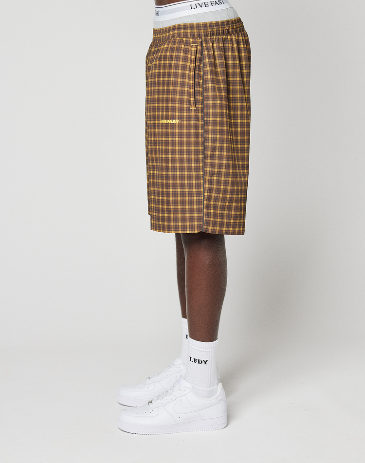 Live Fast Nylon Shorts