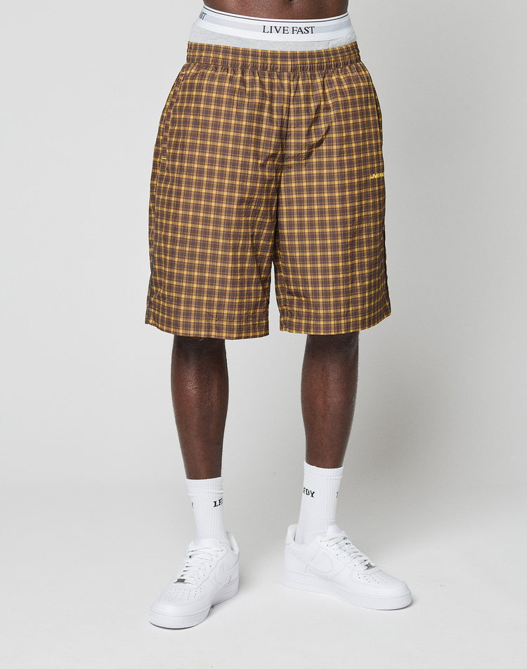 Live Fast Nylon Shorts