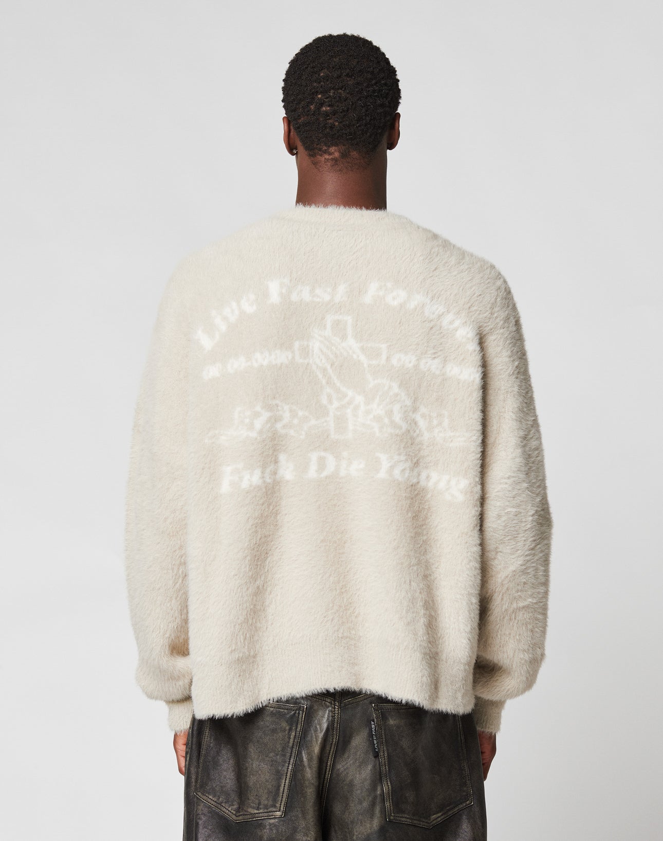 LFDY Praying Fuzzy Sweater