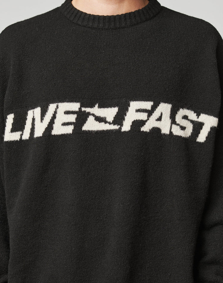 Live Fast Boucle Sweater