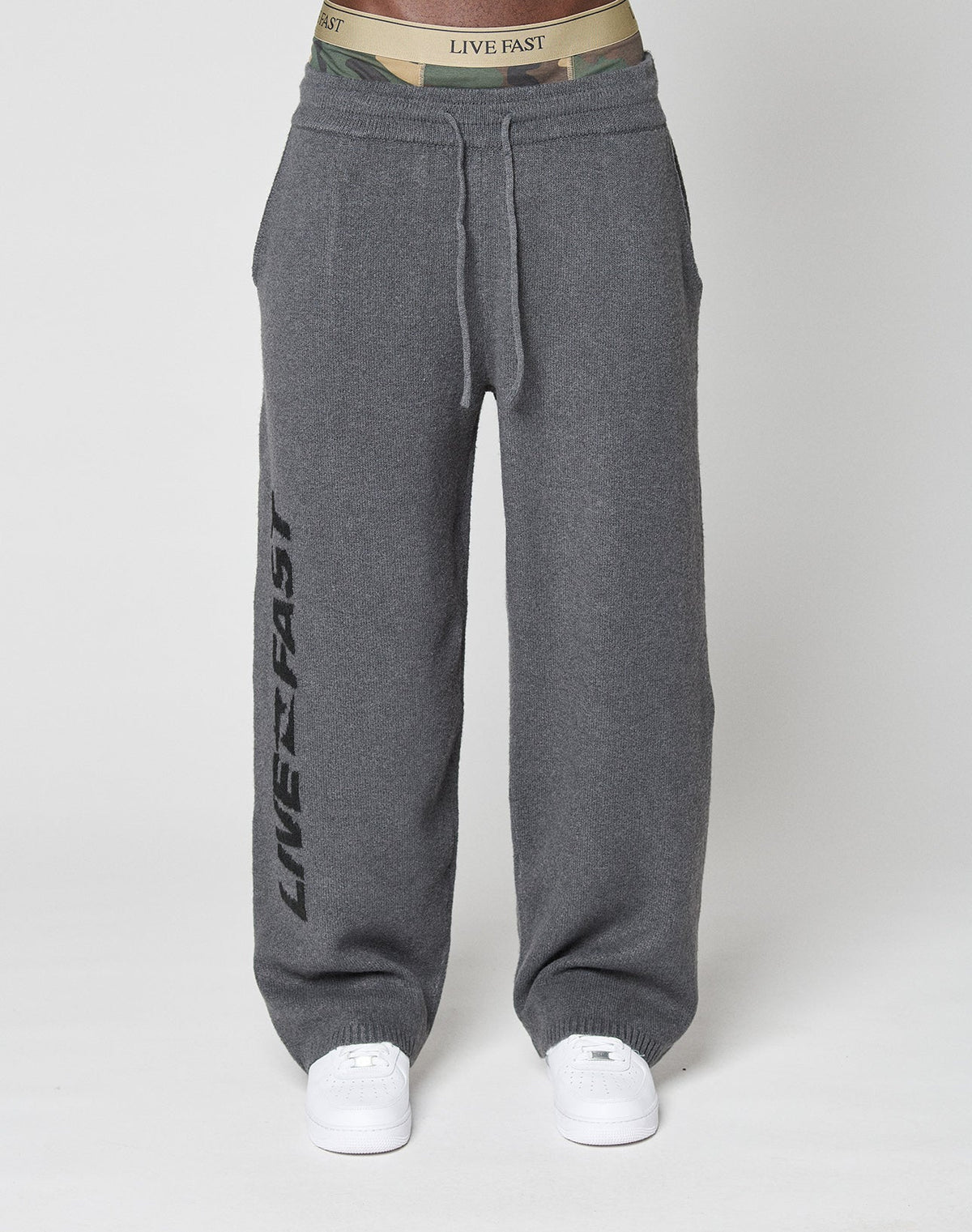 Live Fast Boucle Pants