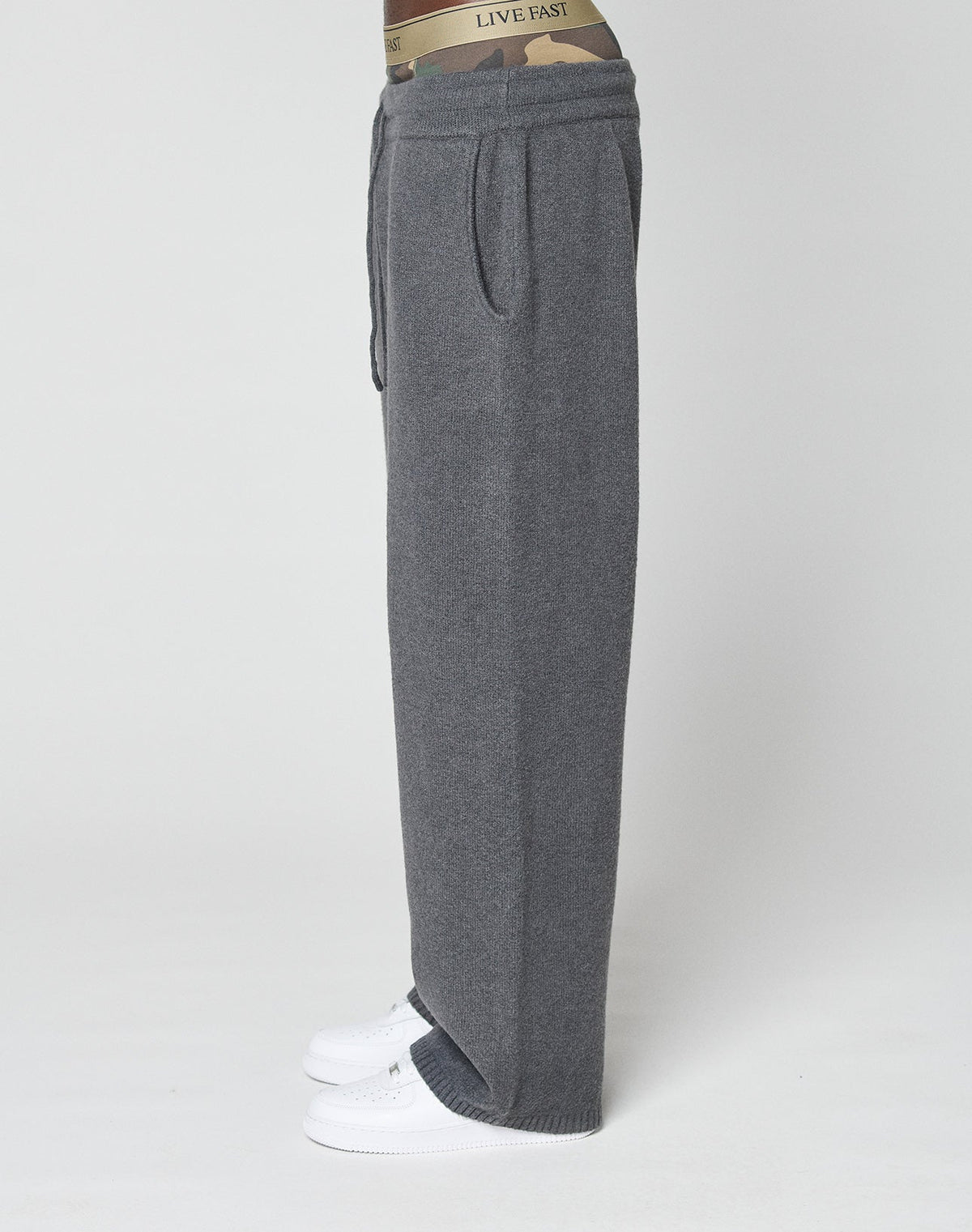 Live Fast Boucle Pants