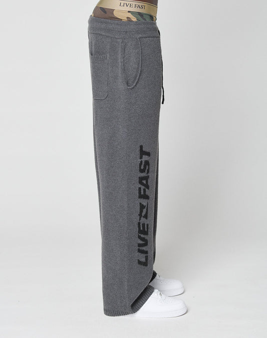 Live Fast Boucle Pants