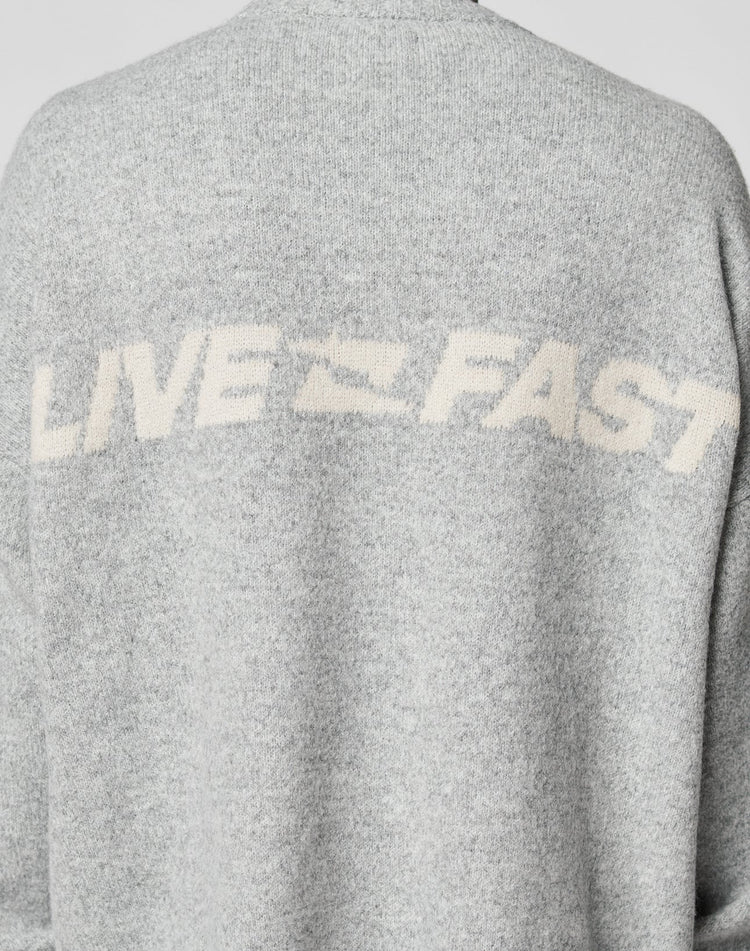 Live Fast Boucle Sweater