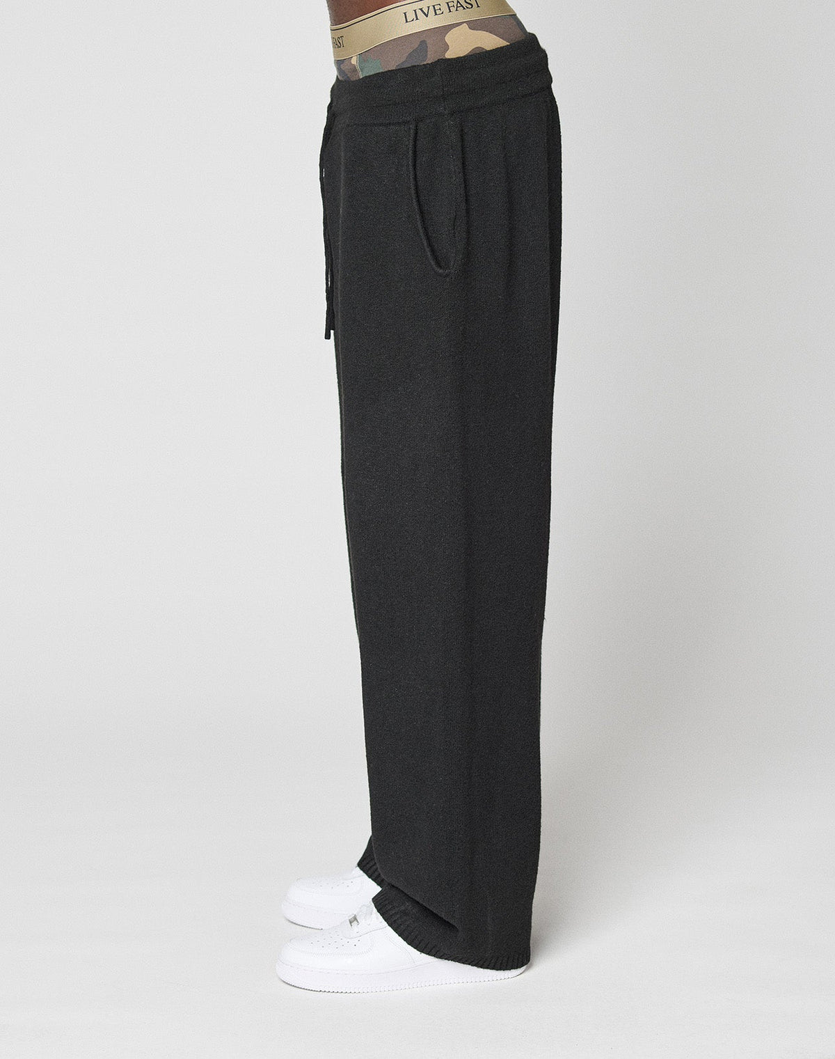Live Fast Boucle Pants