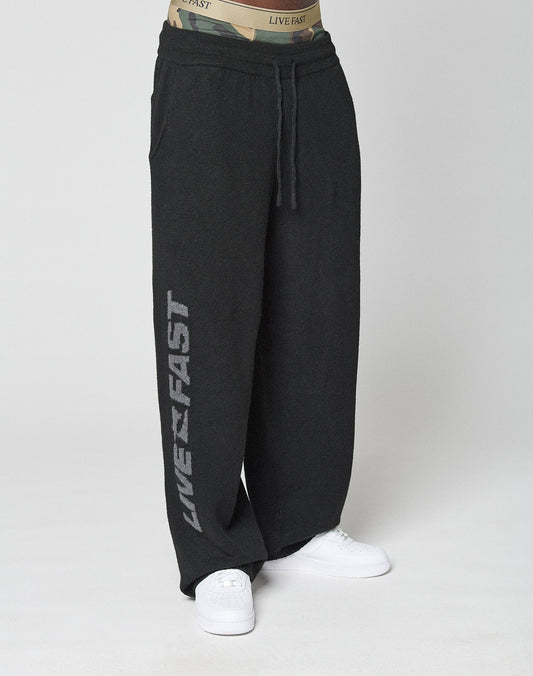 Live Fast Boucle Pants