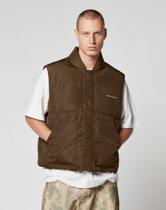 Live Fast Cropped Vest