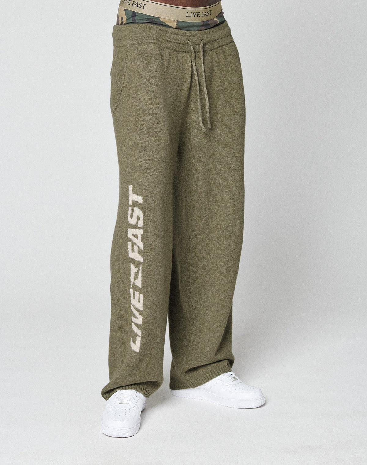 Live Fast Boucle Pants
