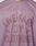 Back view of the LFDY Flash Jersey by LIVE FAST DIE YOUNG, an oversized purple mesh shirt featuring “LIVE FAST DIE YOUNG” and two small lightning bolt graphics.