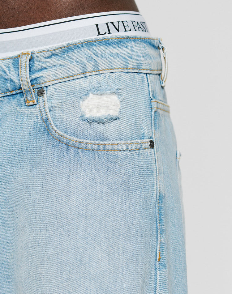 LFDY Distressed Baggy Denim