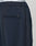 Close-up of navy blue Wide Casual Pants by LIVE FAST DIE YOUNG, featuring a wide fit and straight leg, with a back pocket showing an “LFV” tag and the “LIVE FAST” waistband of white underwear visible above the pants.