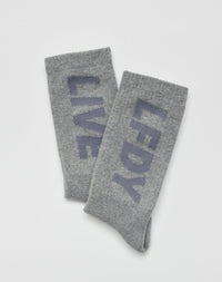 Basic Typo Socks (2 Pack)