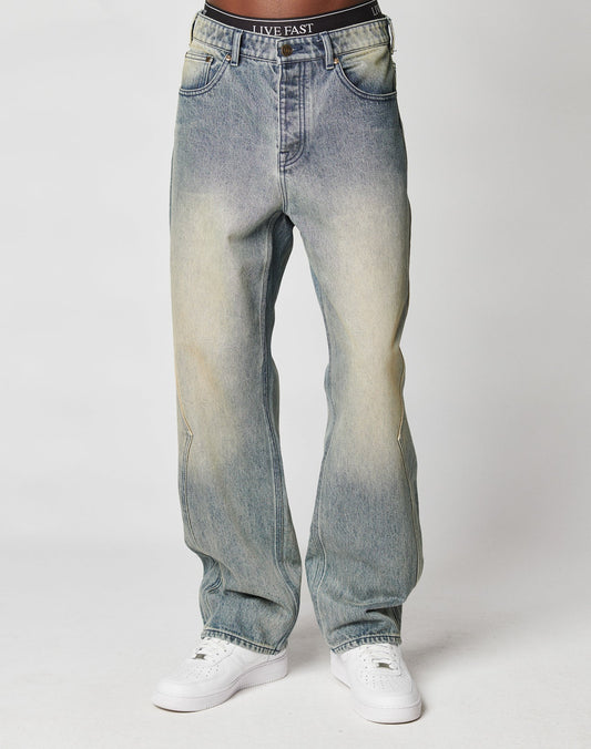 Rhomb Wide Denim